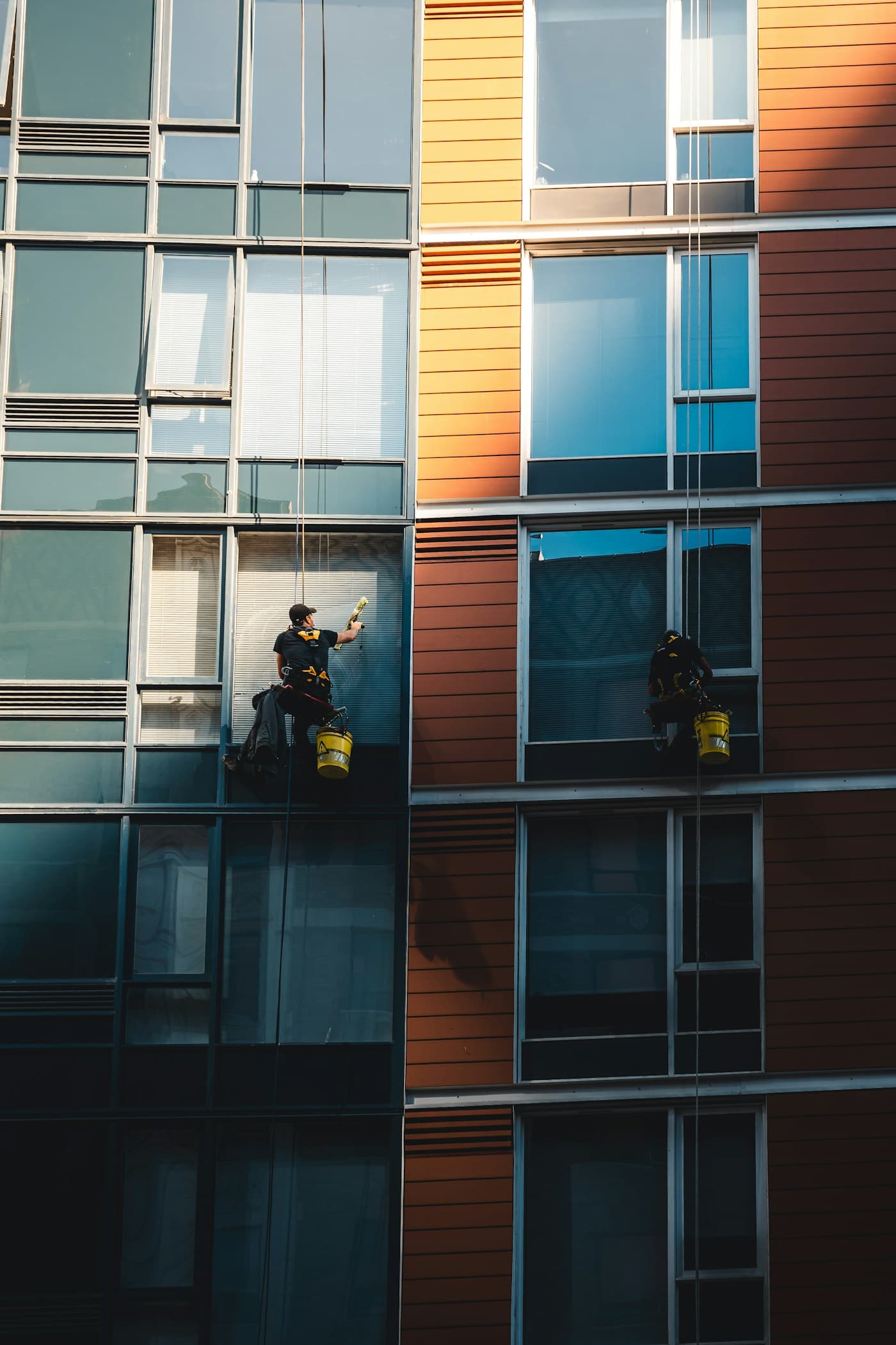 Clean commercial painting finish for a business space